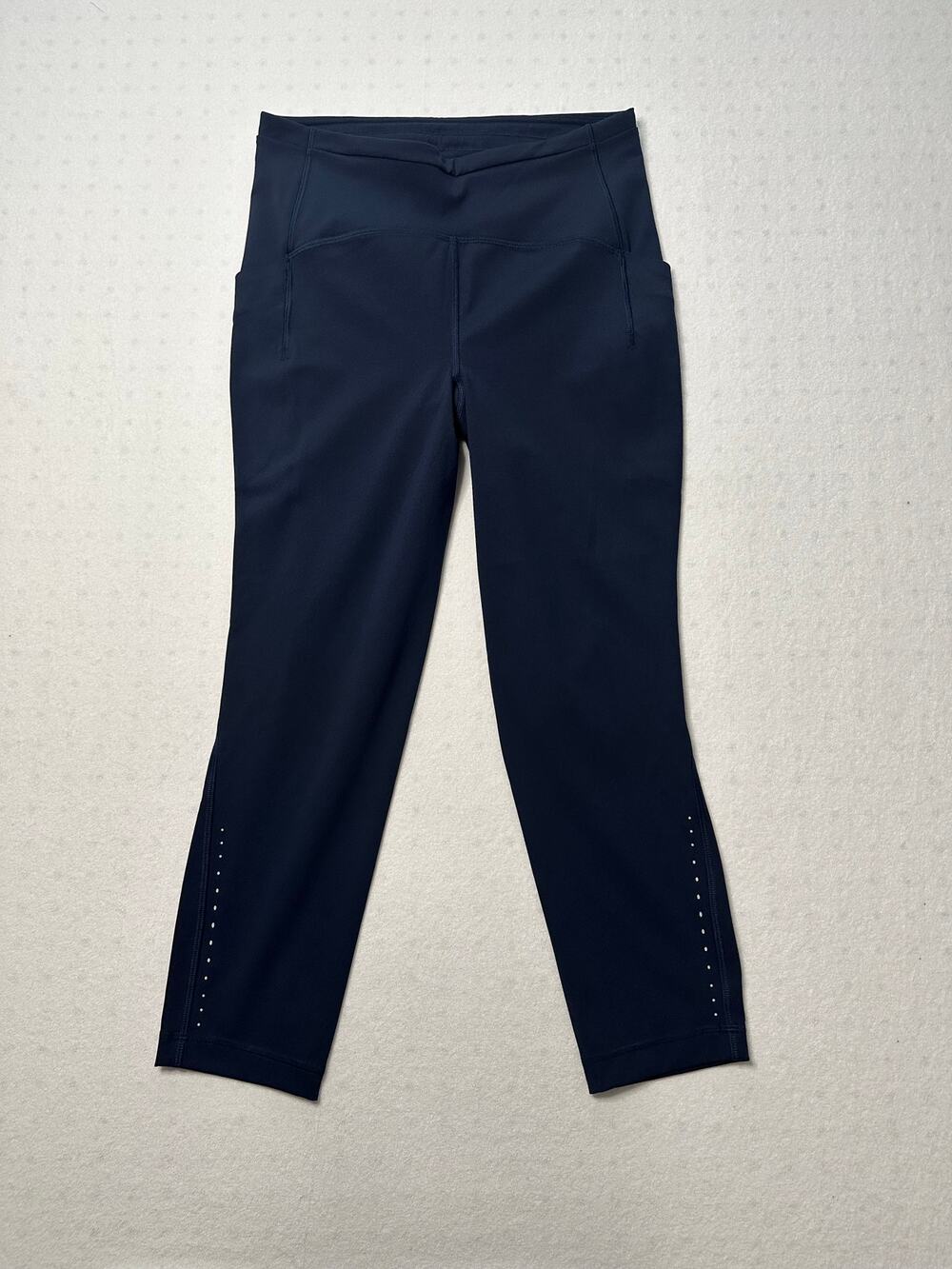 Lululemon Swift Speed High Rise Crop Leggings 8 True Navy